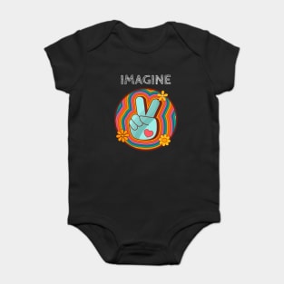 Can You Imagine Peace? Baby Bodysuit